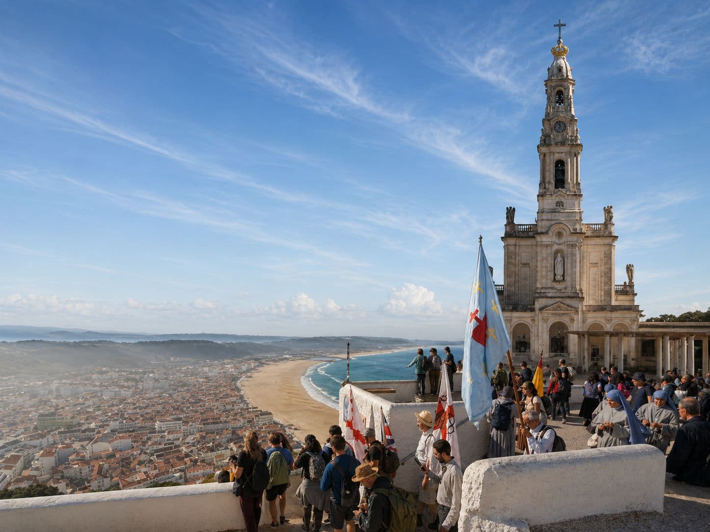 Basílica de Fátima na peregrinação